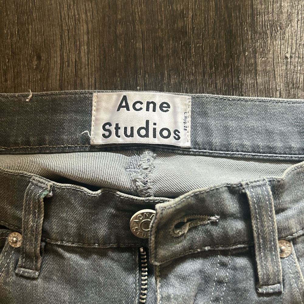 Acne Studios Gray Denim Jeans